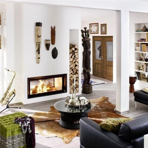 Euro Brunner Tunnel 101/45 Wood Fireplace