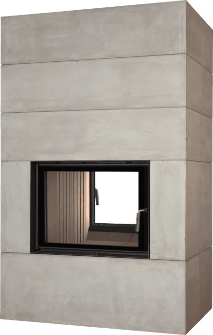 Euro Brunner Tunnel 51/67 Wood Fireplace