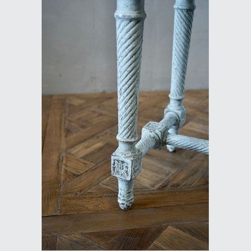 French Directoire Painted Stool