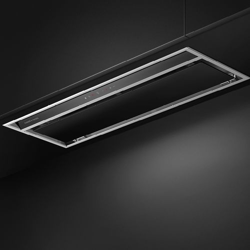 Integrated Insert Rangehood, Stainless Steel & Glass, 90cm