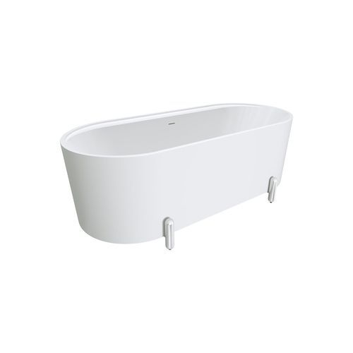 Aluca Freestanding with Legs, 1700mm Matte White