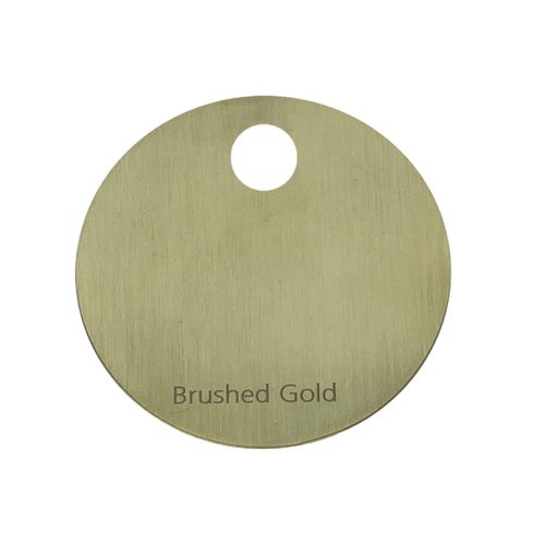 Scarab Colour Disc Brushed Gold