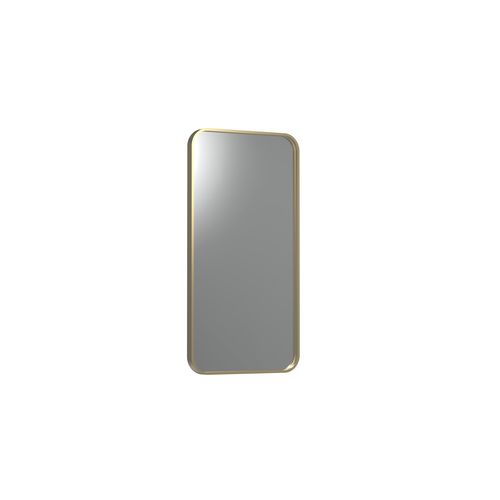 Frame XL 1000 Rectangle Mirror Brushed Brass