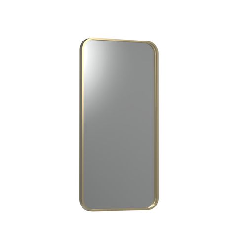 Frame XL 1000 Rectangle Mirror Brushed Brass