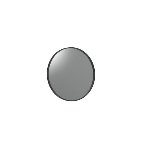 Frame XL 750 Round Mirror Brushed Black