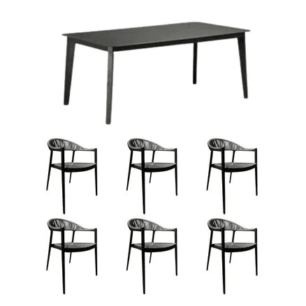 Faroe Outdoor Dining Set - Floor Stock