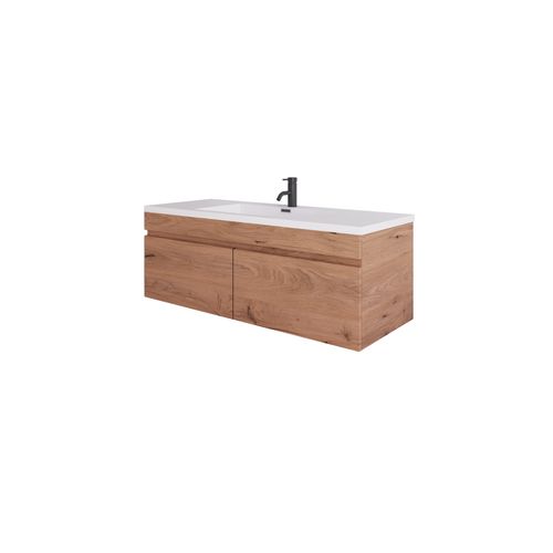 Code Lux 1500 Wall Hung 2 Drawer Vanity Range - 5 Colours