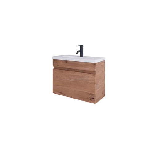 Code Lux 600 Slim Single Drawer Vanity Range - 5 Colours