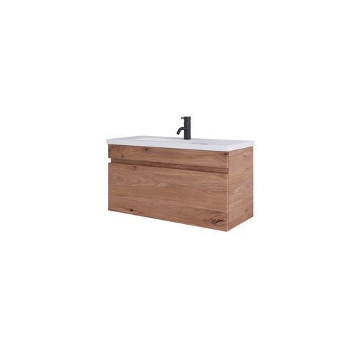 Code Lux 900 Slim Single Drawer Vanity Range - 5 Colours