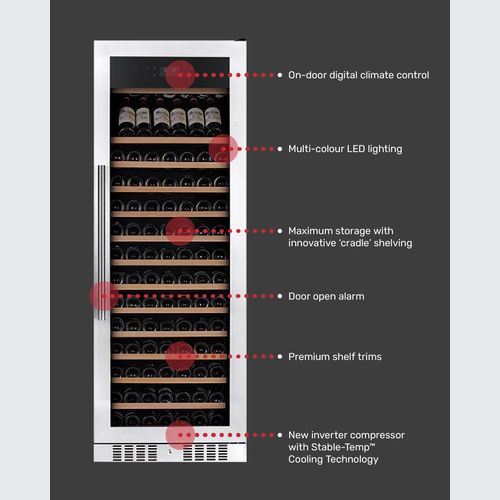 Grand Cru PRO 388 Bottle Dual Zone Wine Fridge