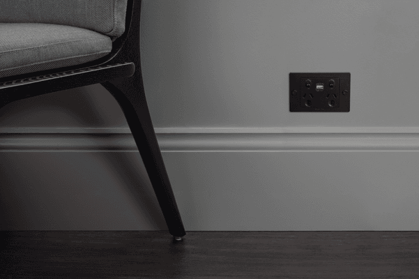 2 Gang GPO Socket Switch + Single USB A + C