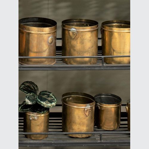 Antique Brass Planter
