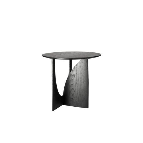 Oak Geometric side table