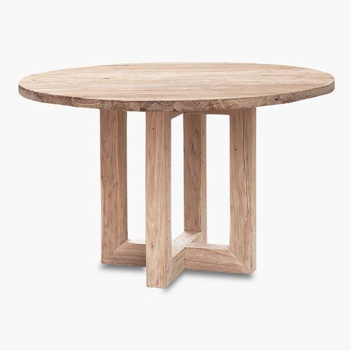 Old Elm Global Round Dining Table