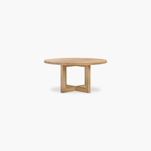 Solid Oak Global Round Dining Table