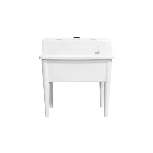 Greenpod Raised Garden Bed with Cover - White