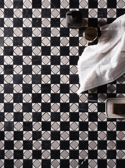 Greg Natale Botta Marble Mosaic