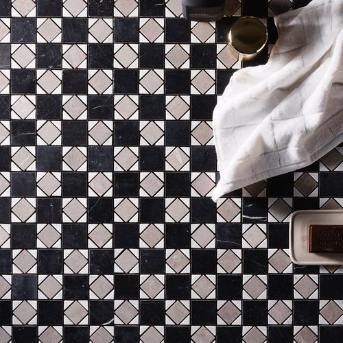Greg Natale Botta Marble Mosaic