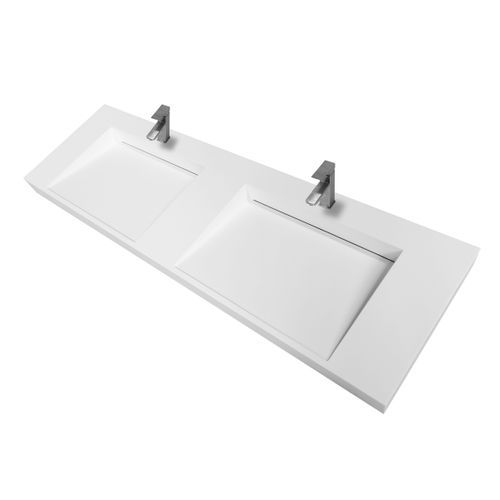 Ramp Basin Double Wide Wall Hung 1524mm B6060-D