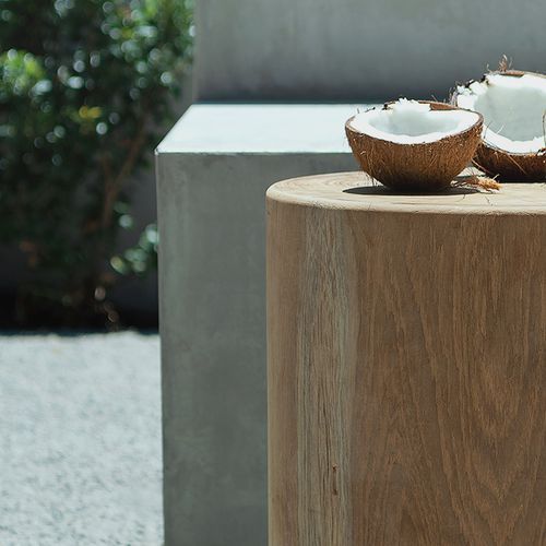 Pure Natural Stump Side Table