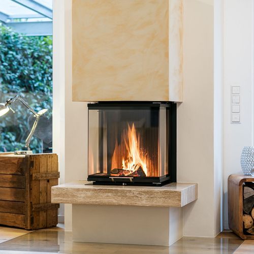 Hoxter Uka 37 Three Sided Wood Fireplace