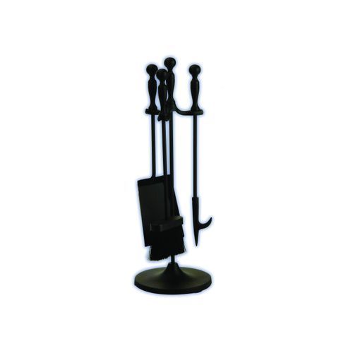 4 Piece Black Metal Tool Kit