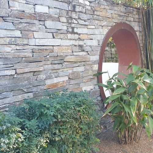 Blue Steel Ledge Wall Cladding