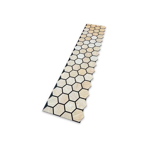 Hexagon WOODFLEX Acoustic Wood Wall Panels - Oak Veneer