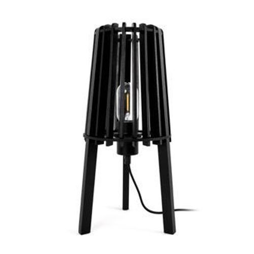 Fidel Timber Floor Lamp 1.3M - Black