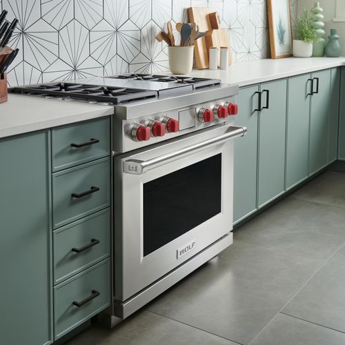 Wolf Dual Fuel Range 91cm ICBDF36450GSP