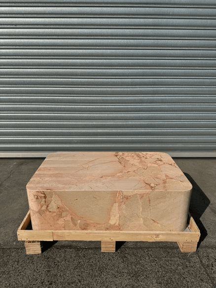 Block Coffee Table - Moonlight Marble | Natural Stone Co.