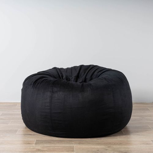 Pierre Fur Bean Bag - Black