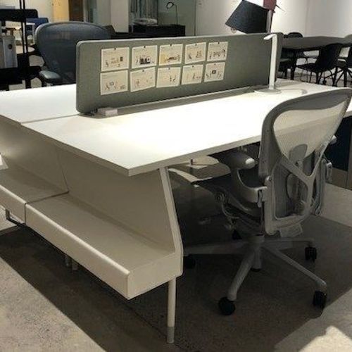 Public Office Desk + Storage