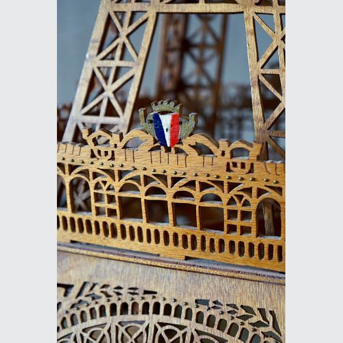 Wooden Eiffel Tower Model