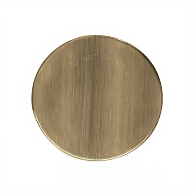 Sprinkler Cover Plate | Brushed Brass