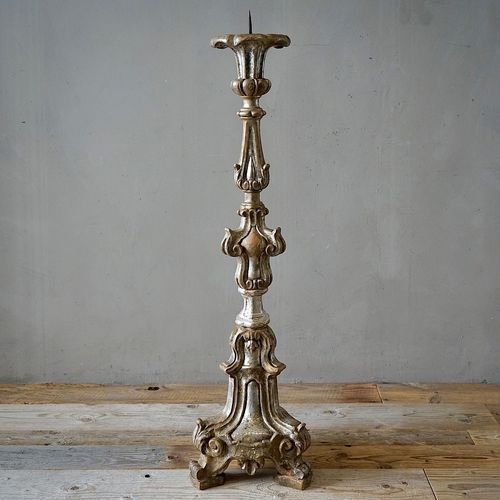 Large Antique Italian Torchere Candlestick - 1230mm