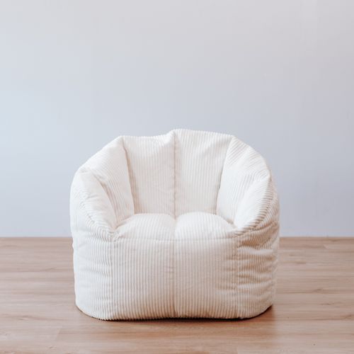 Corduroy Tub Chair | Bean Bag Cover - Ivory