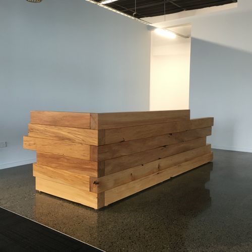 Rimu Beam Reception Desk