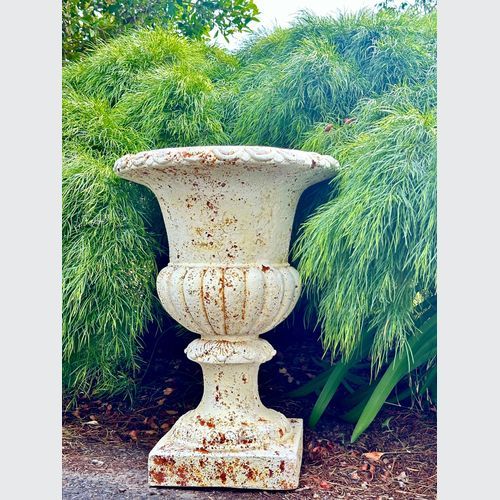 Antique Cast Iron Urn