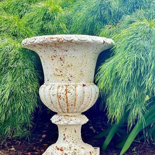 Antique Cast Iron Urn