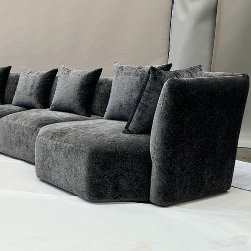 Contemporary Geometric Modular Sofa