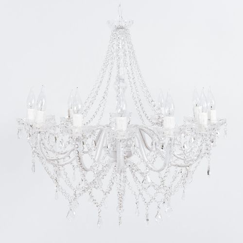 Cassie Chandelier 12 Light - Glass Crystals