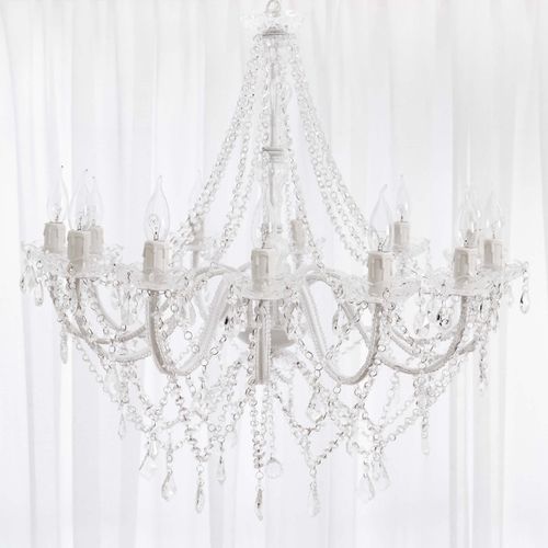 Cassie Chandelier 12 Light - Glass Crystals