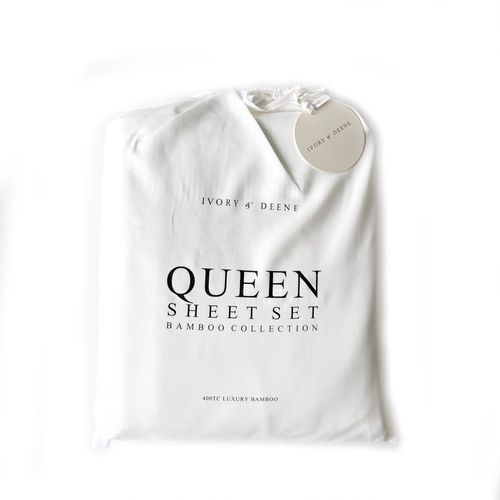Silky Soft Bamboo Sheet Set - White