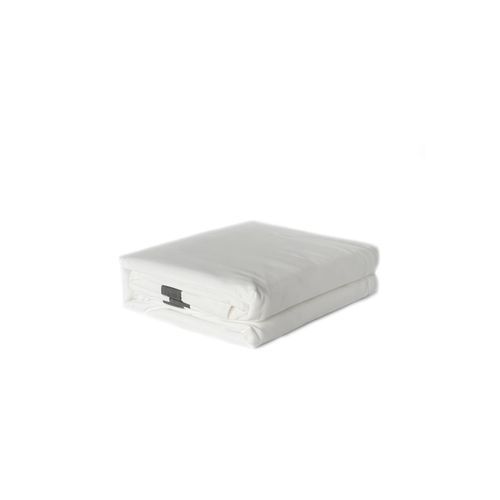 Ava Collection | White Quilt Cover Set - Charcoal Trim
