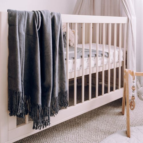 Luxury Bamboo Throw Blanket - Charcoal