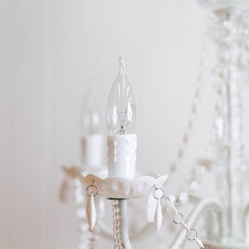 Cassie Chandelier - 5 Light - White Crystals