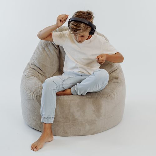 Plush Lounger Bean Bag Chair - Champagne Latte