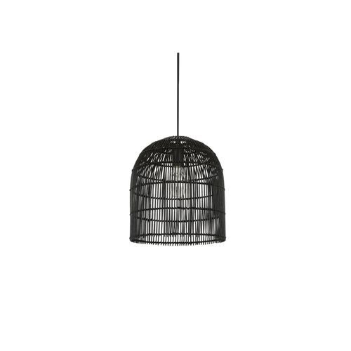 Sienna | Black Rattan Cane Wicker Pendant Light