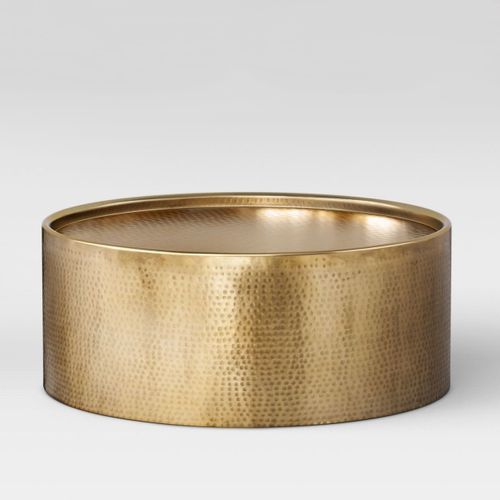 Hammered Barrel Coffee Table - Hudson